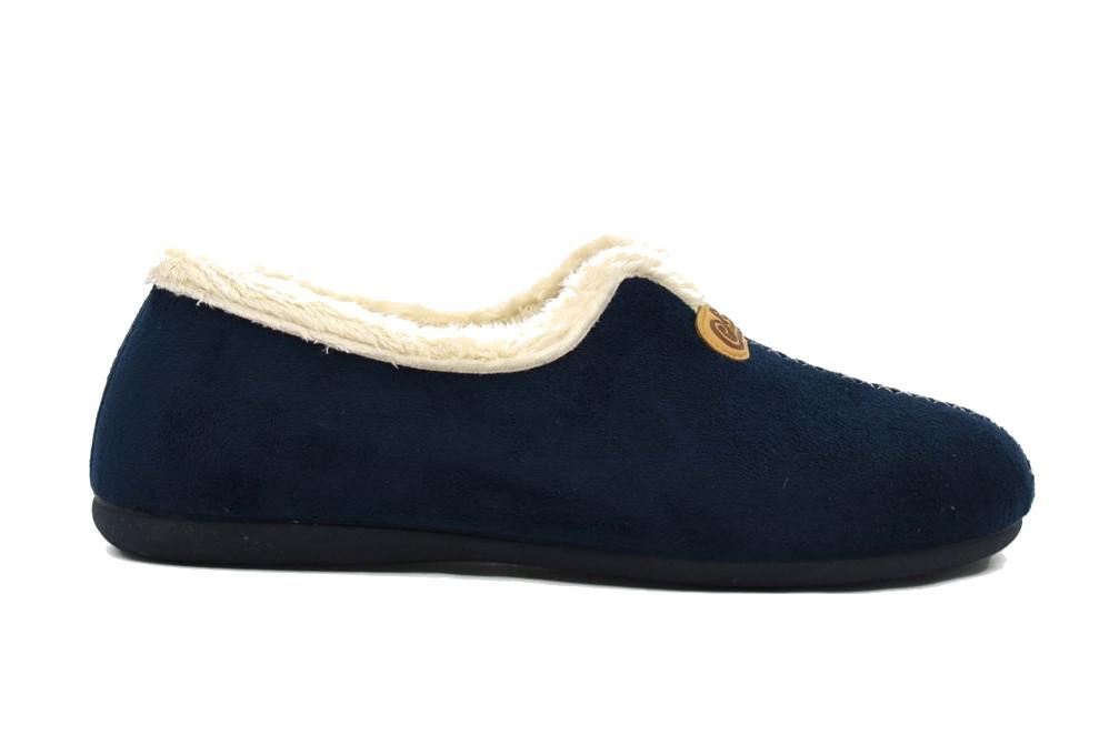 Zapatillas de casa cerradas Cabrera 3002 en azul marino