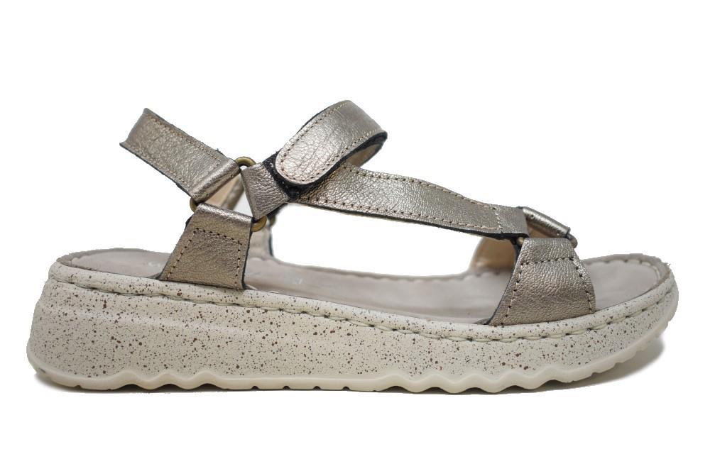 SandaliasWalk & Fly Hemsut 3204 46410 en oro para mujer