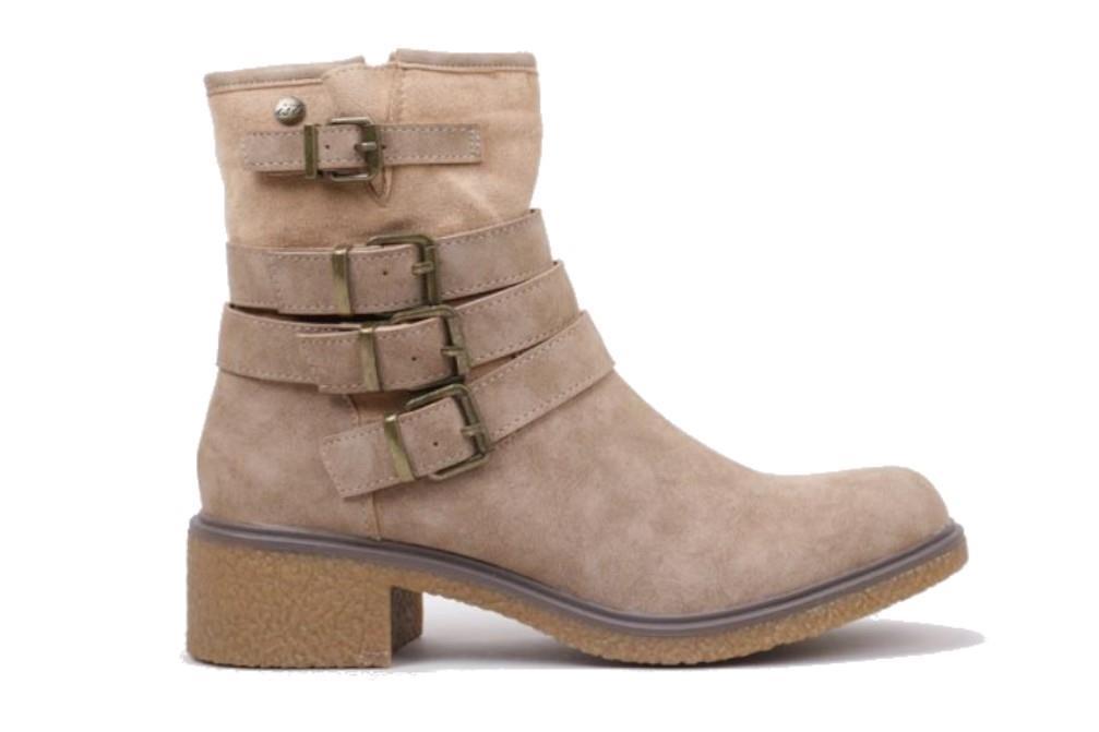 Botines Isteria 22222 en beige para mujer