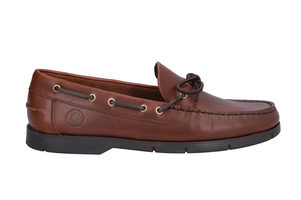 Náuticos Coronel Tapiocca C296-18 en marrón de piel
