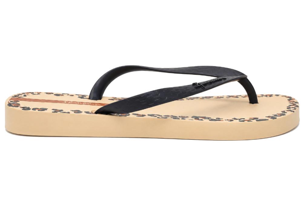 Chanclas de dedo Ipanema Day FEM IP27321 Beige para Mujer | Sandalias Planas con Estampado Floral y Animal Print