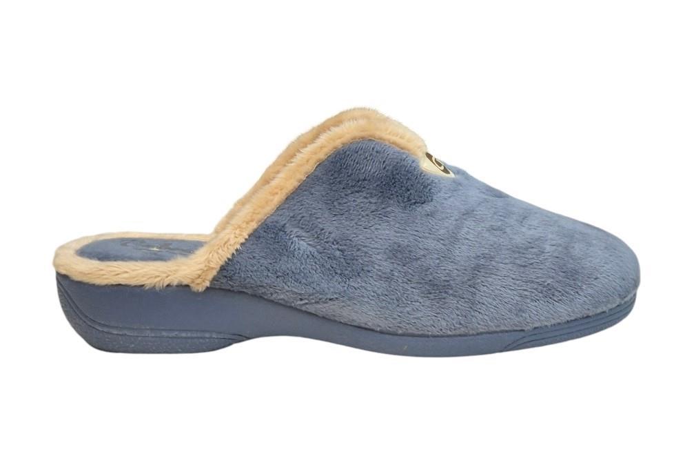 Zapatillas de casa Cabrera 5006 en azul para mujer