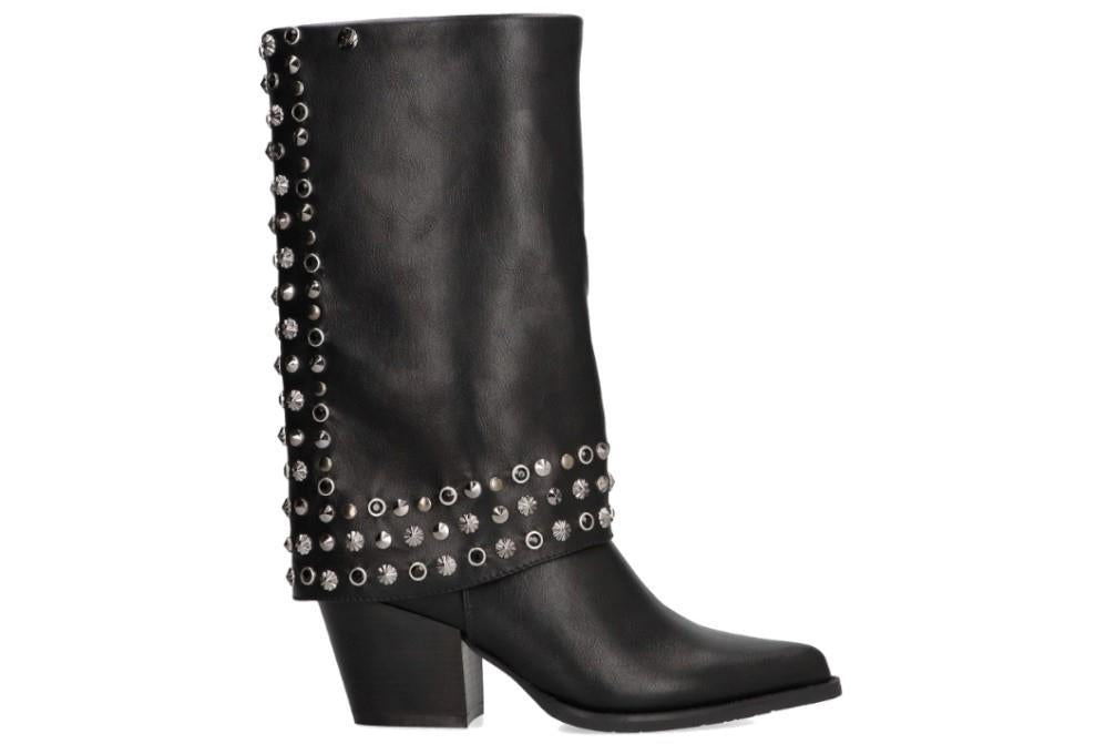 Botas altas western Isteria 24213 en negro para mujer