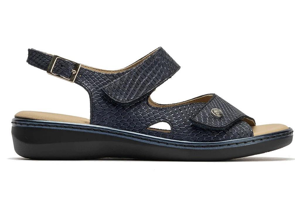 Sandalia cómodas Pitillos 10300 en azul marino para mujer
