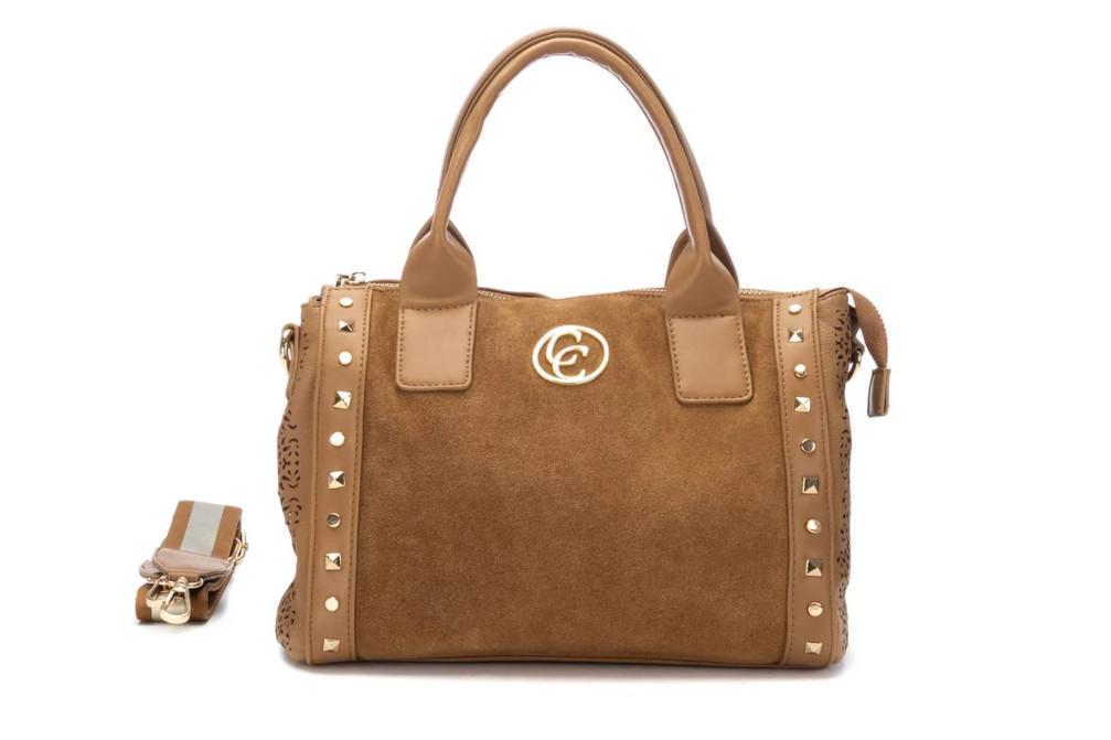 Bolso bandolera shopper Carmela 186209 en camel