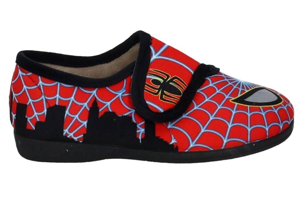 Zapatillas de casa cerradas infantiles Vulca Bicha 1945 en rojo