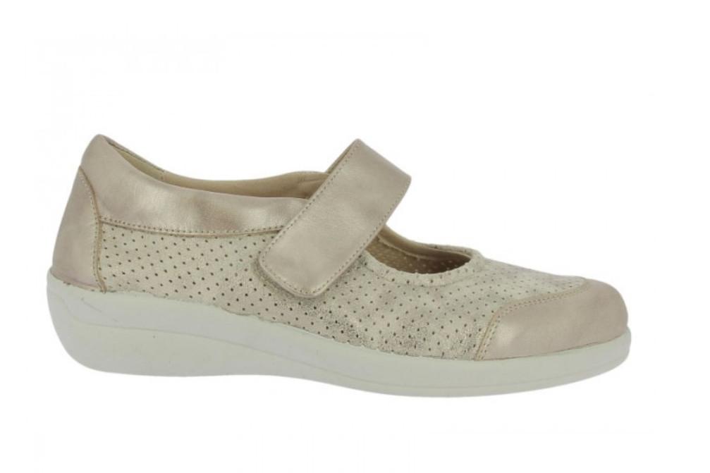Merceditas Dr. Cutillas 43647 Oro Mujer | Piel, Horma Cómoda y Plantilla Extraíble