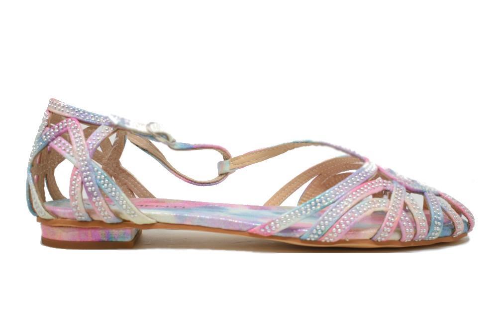 Sandalias planas cangrejeras V24T5165 HAWAII en multicolor
