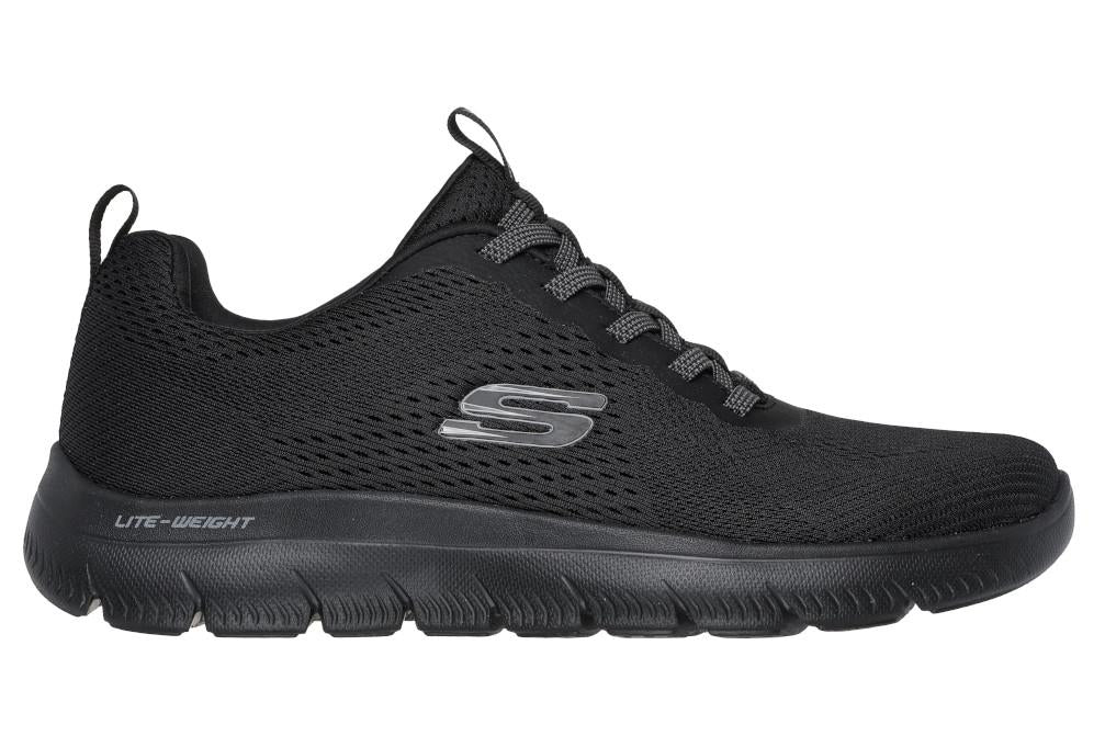 Zapatillas deportivas Skechers 232963 negras con elásticos para hombre