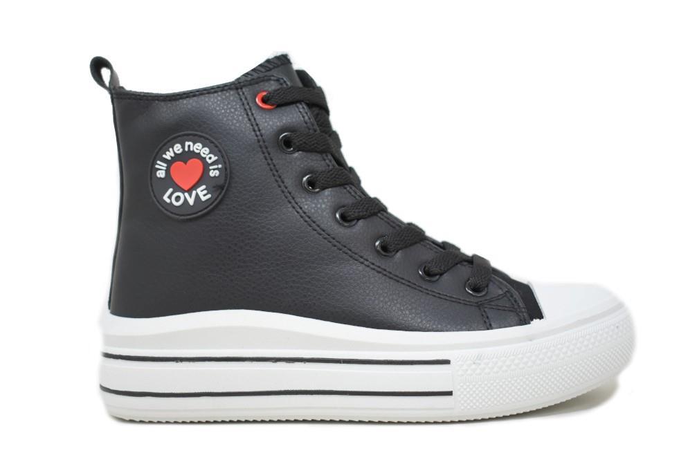 Zapatillas de lona Maraval W0349 en negro para mujer