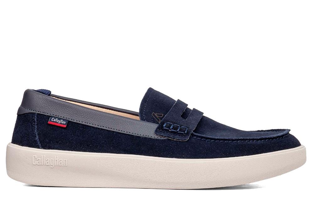 Mocasines Deportivos Callaghan Phoenix 65701 azul para Hombre de Serraje con Plantilla Extraíble