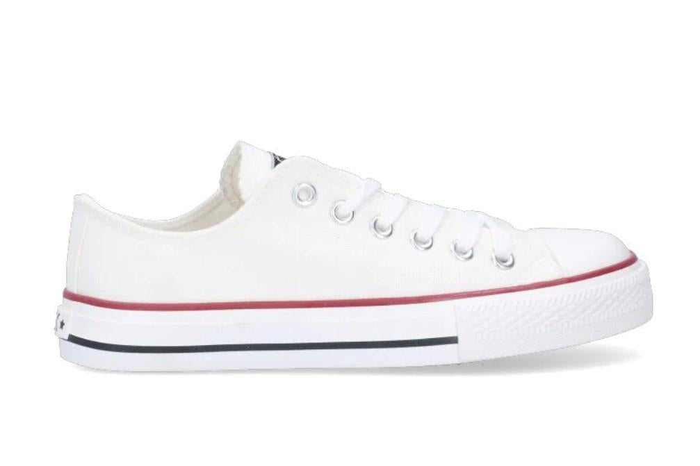 Zapatillas de lona Etika 52409 en blanco