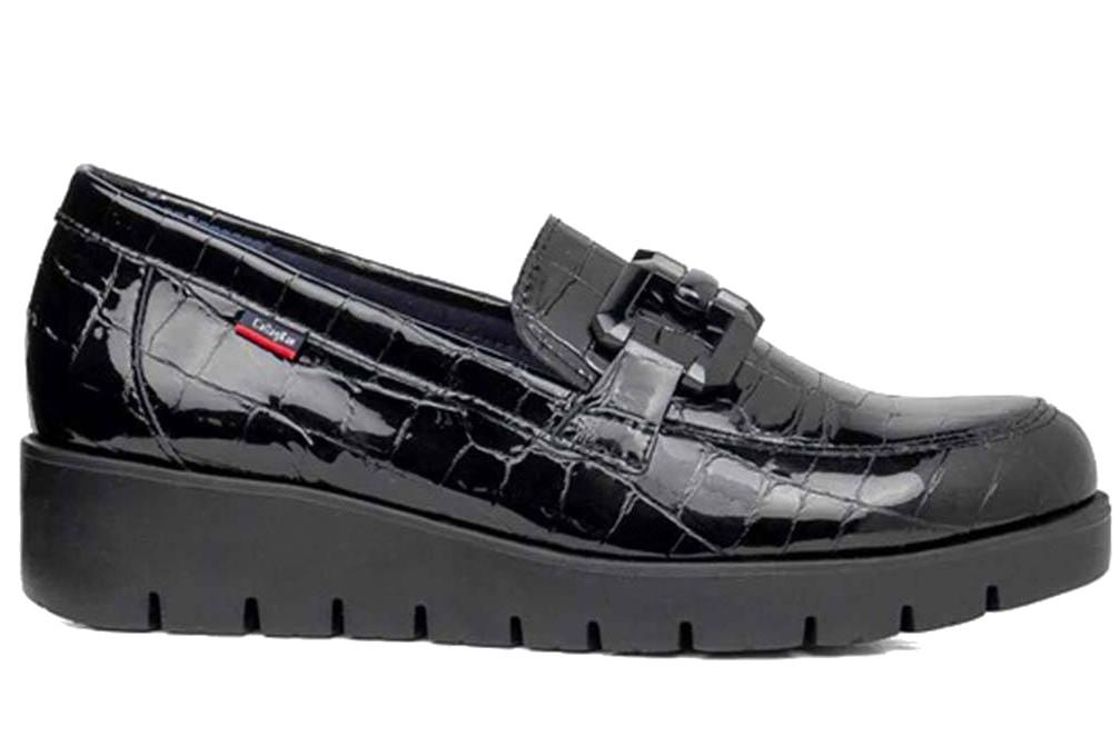 Mocasines con cuña Callaghan 58512 Bari en negro