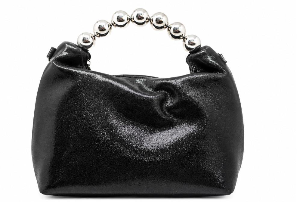 Bolso de Fiesta Negro Mujer Menbur AMB0401 con Asa Metálica