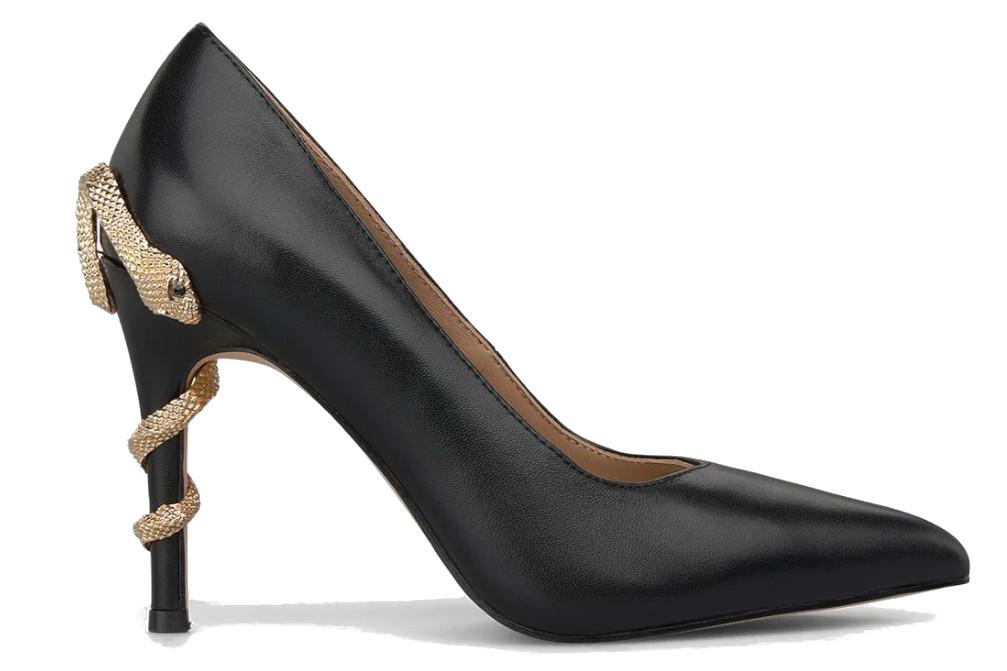 Zapato de fiesta con tacón alto Alma en Pena I260258C de Piel con Serpiente Mujer