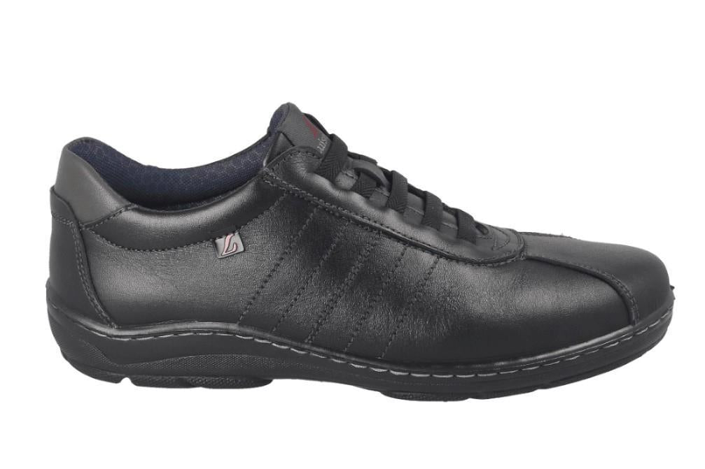 Zapatos deportivos Luisetti JANU 37107 en negro para hombre