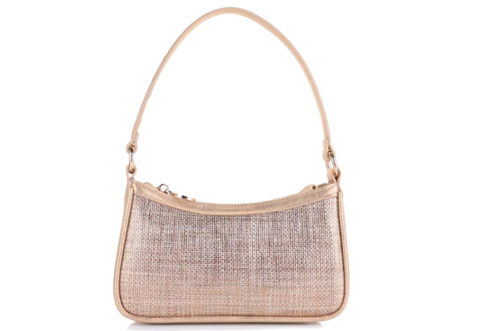 Bolso de Fiesta Menbur AMB60 Oro de Hombro y Bandolera