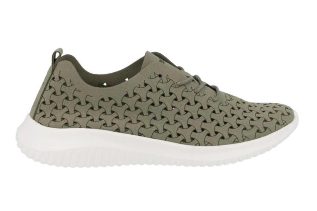 Zapatillas deportivas ultraligeras Eoligeros Liberte caqui para mujer