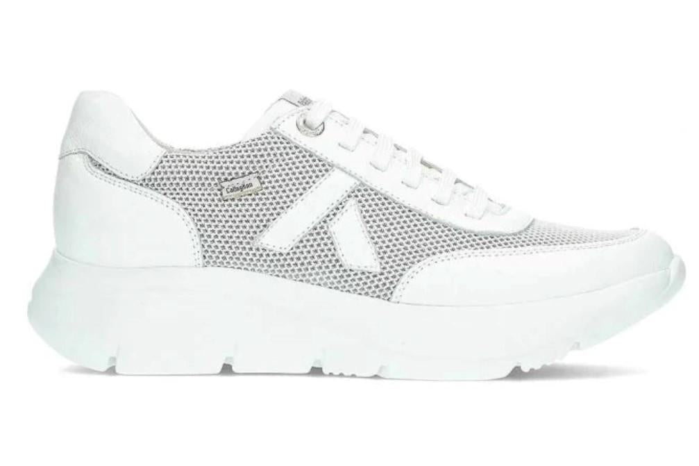 Zapatillas deportivas Callaghan 62400 Algoritmo en blanco para mujer