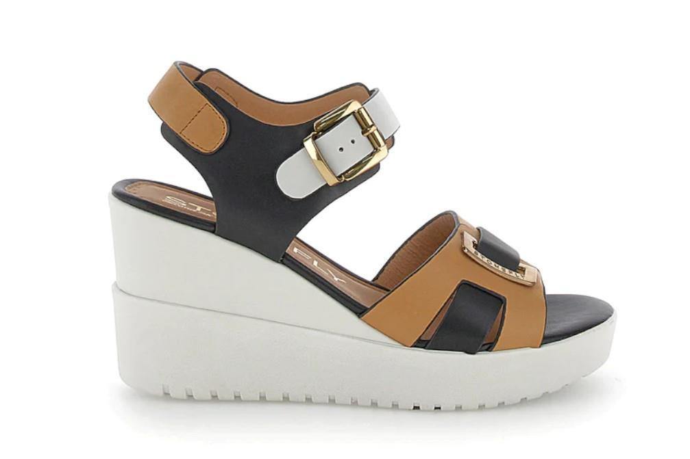 Sandalias con cuña Stonefly Ely 19 en blanco para mujer