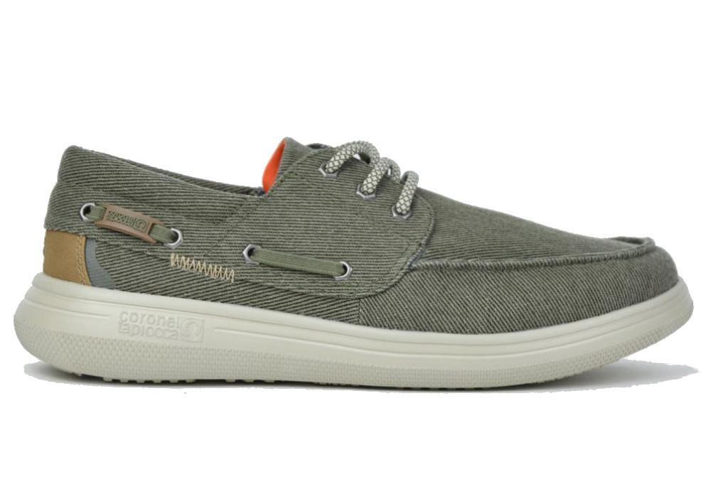 Zapatos náuticos Coronel Tapiocca T206-5 en kaki para hombre