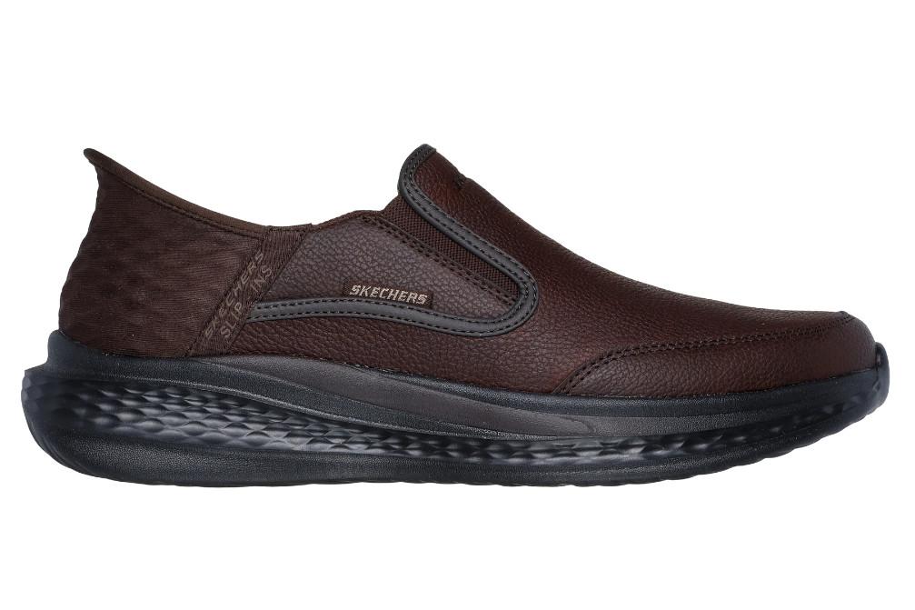 Zapato depotivo Skechers Slip-ins Relaxed Fit: Slade - Cooper en marrón