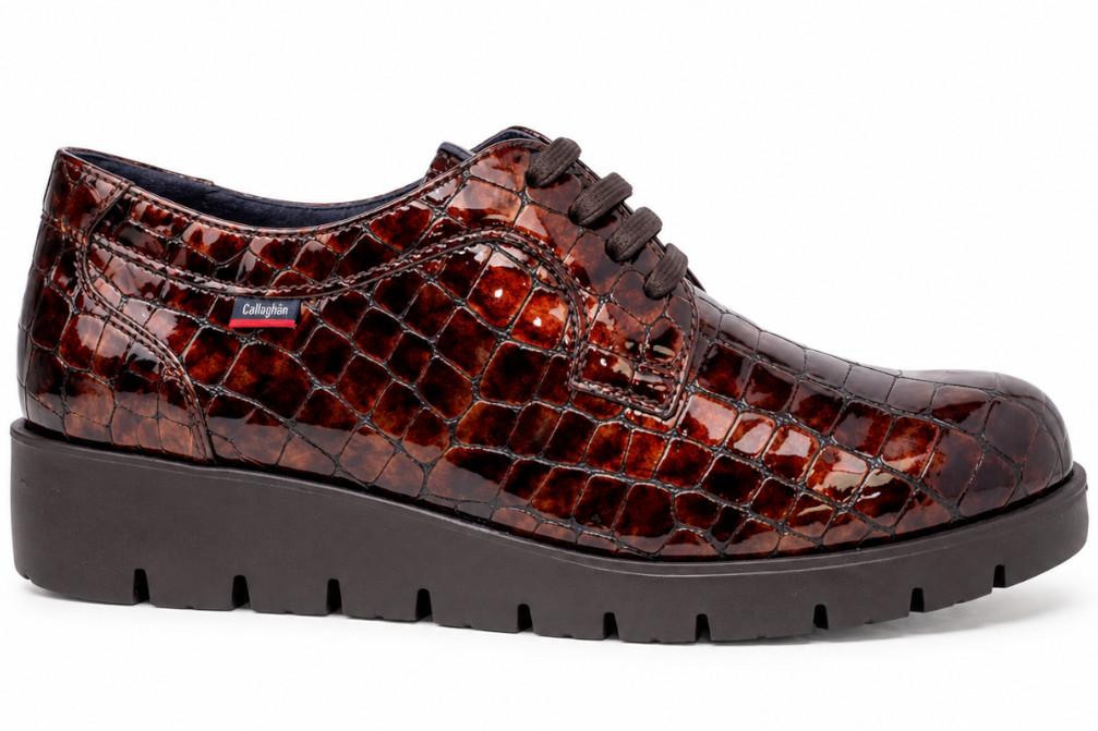 Zapatos de mujer Callaghan 58515 Creta Bari color cuero en piel