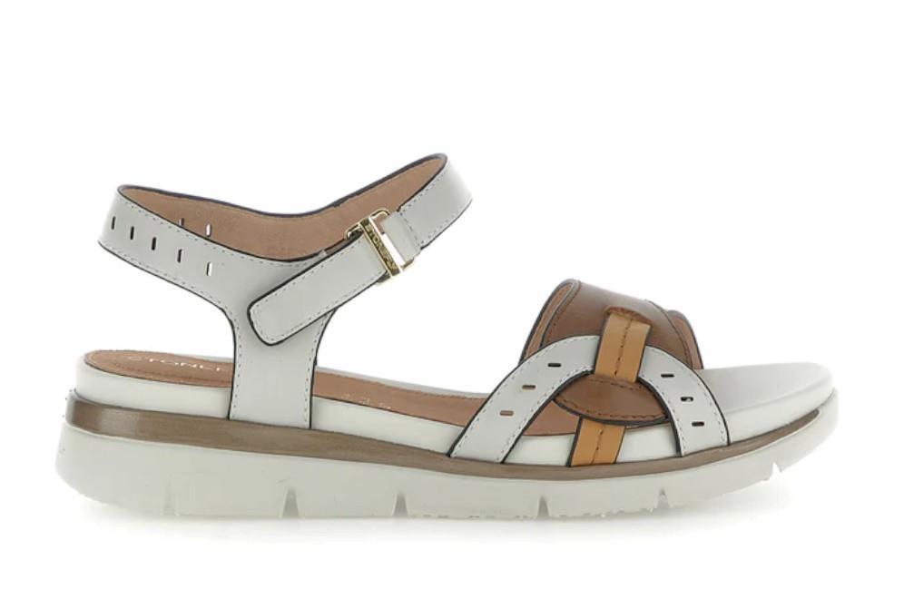 Sandalias planas Stonefly Elody 26 en blanco para mujer