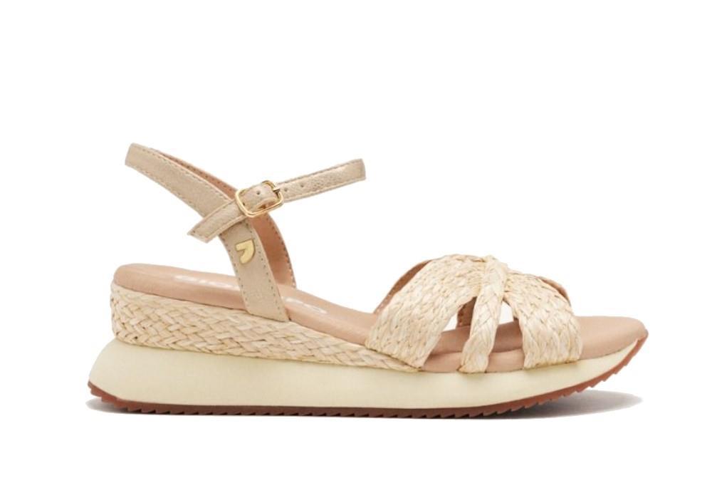 Sandalias con cuña Gioseppo GUILDHALL 74009 en natural para mujer