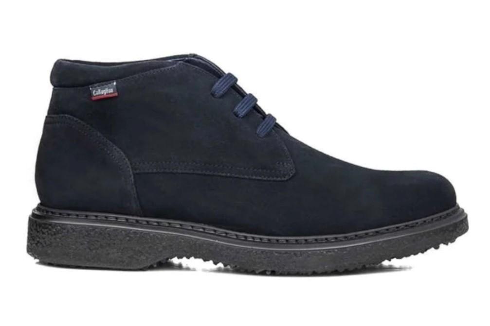 Botines con cordones Callaghan 12302 Free Crep en azul para hombre