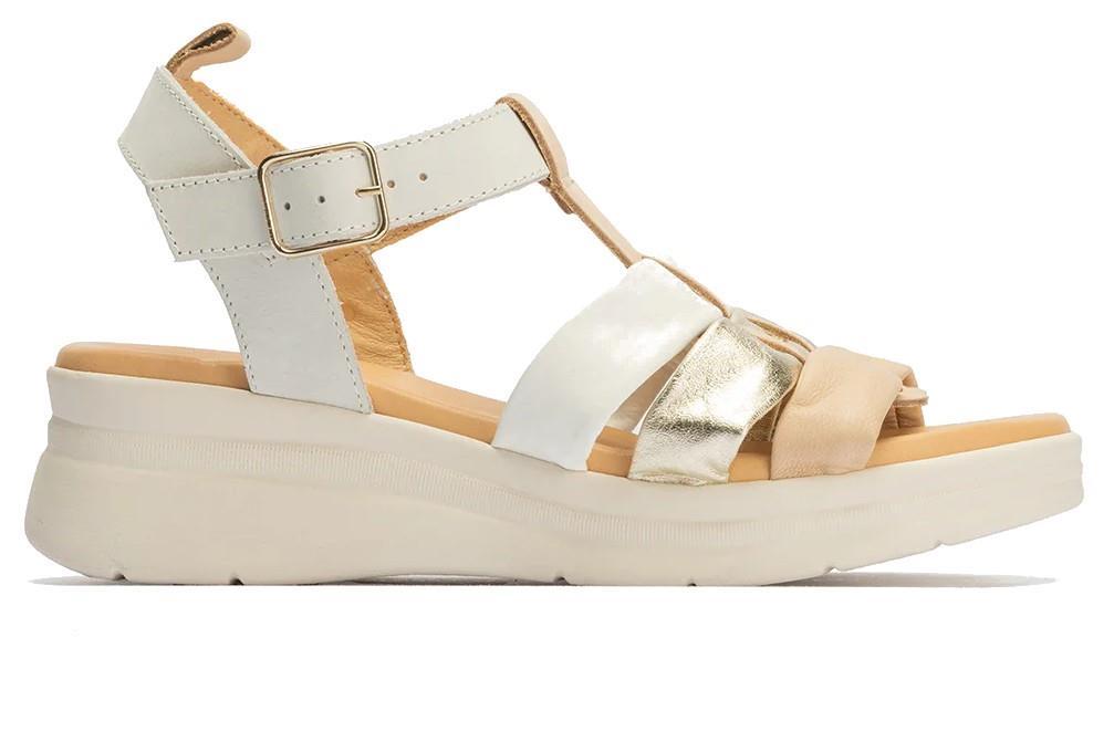 Sandalias pitillos 10614 en blanco para mujer