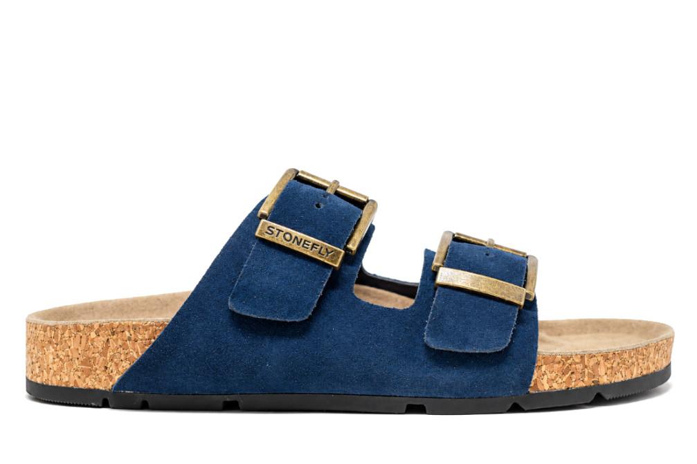 Sandalias Bio Stonefly Sibil Man 1 azul 223907 para Hombre en Ante | Confort y Estilo Casual