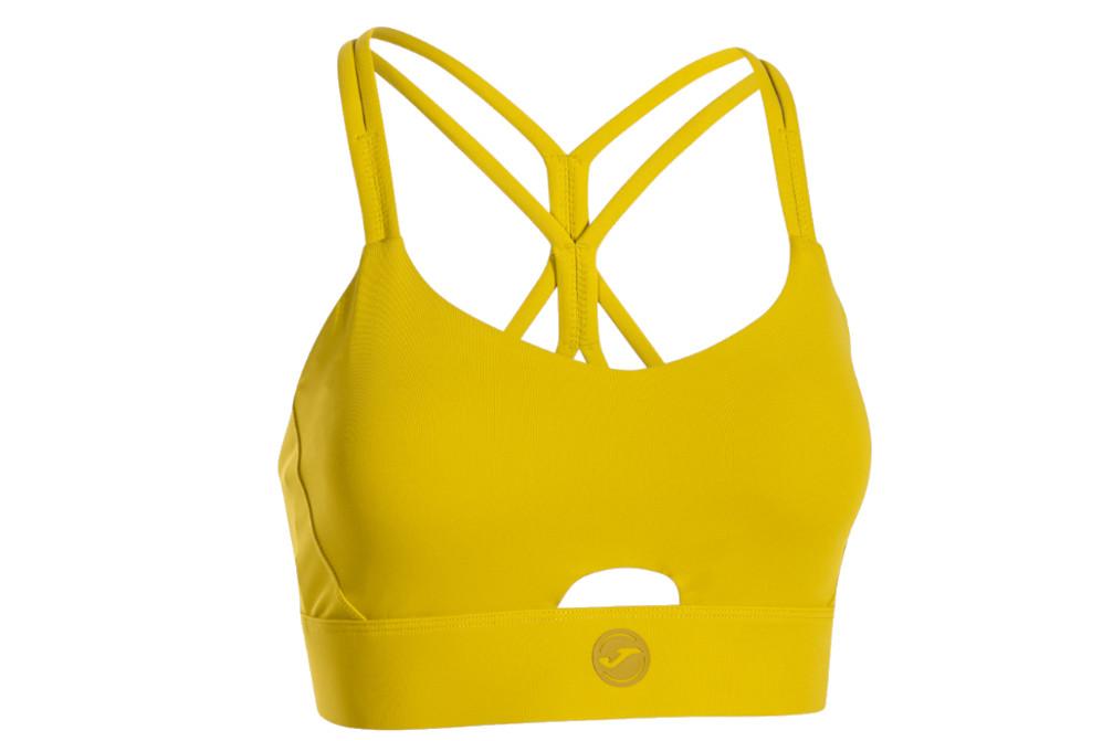 Sujetador Deportivo Joma Core 901594 Amarillo de Sujeción Media para Mujer