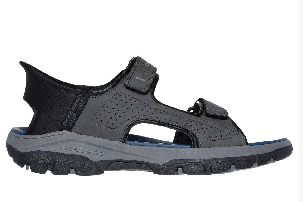 Sandalias Skechers Slip-Ins Relaxed Fit Tresmen Reece 205289 Gris Hombre | Cómodas y Ajustables