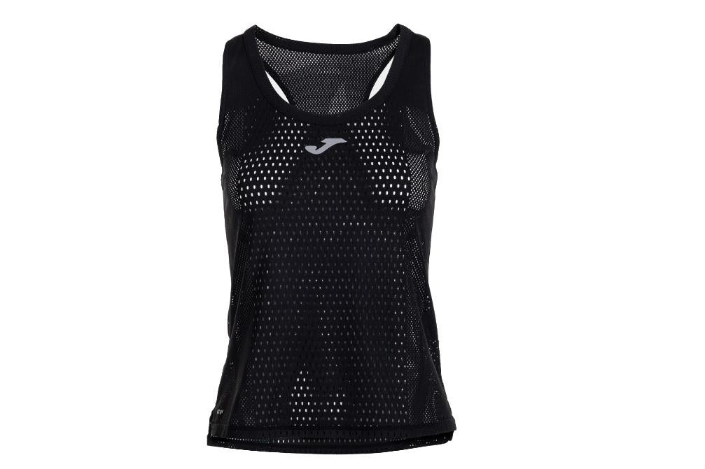 Camiseta de Running Joma Marathon II 902579 negro de Tirantes para Mujer