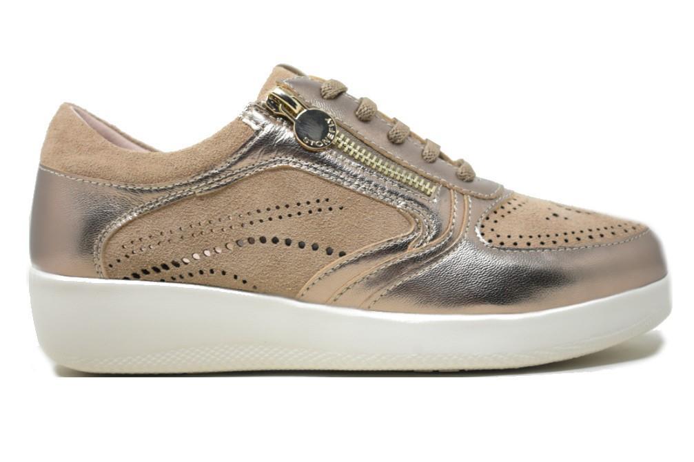 Zapatillas deportivas PASEO IV 44 222376 en oro para mujer