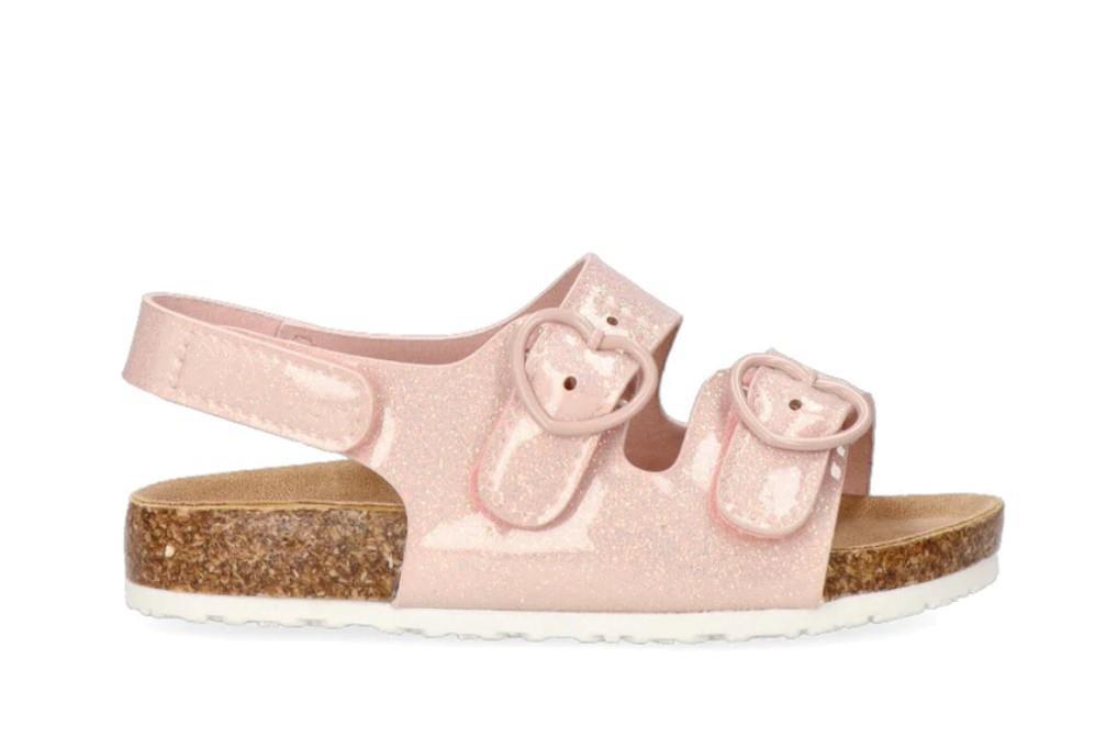Sandalias planas Etika SAMOQUEIRA para niñas en rosa