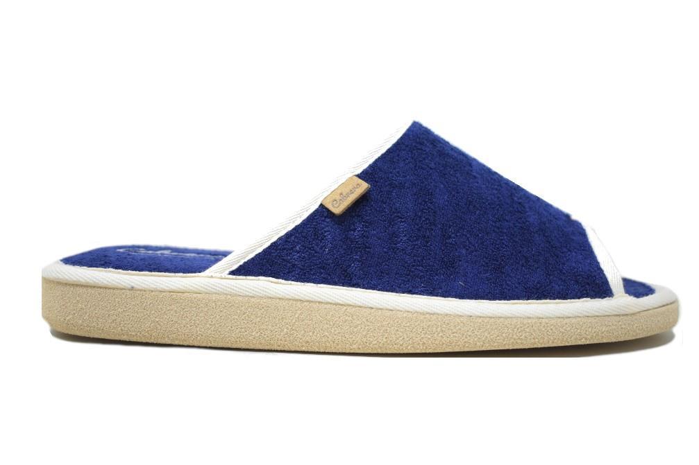 Zapatillas de casa Cabrera 2911 en azul para hombre