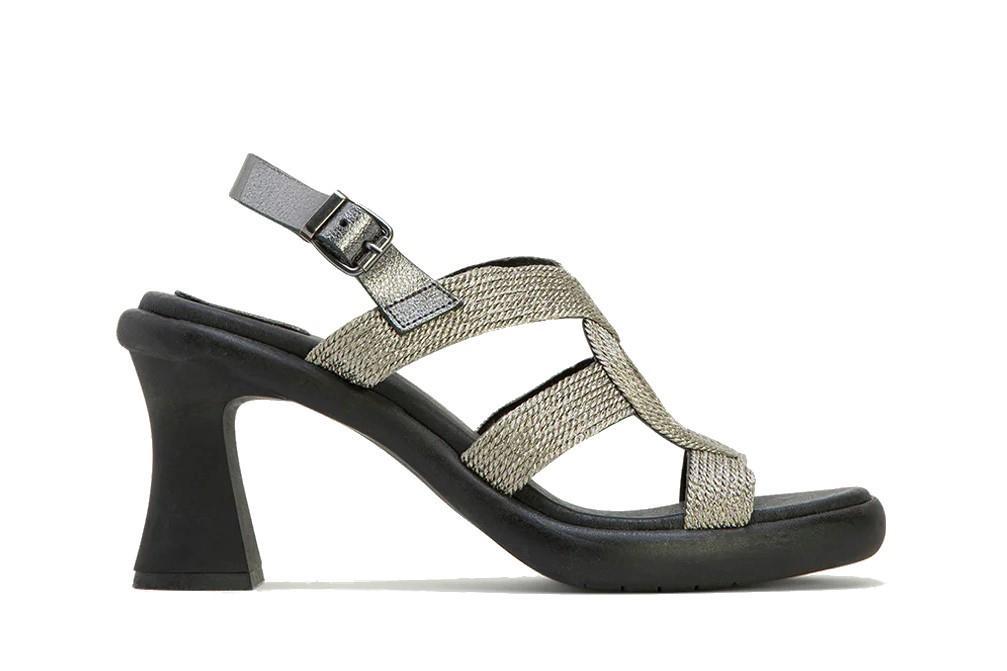 Sandalias de tacón Porronet Lada 3072 en plomo