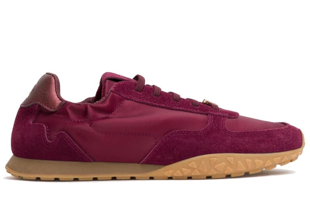 Zapatillas deportivas planas de mujer Popa Lexa DS56404 en burdeos