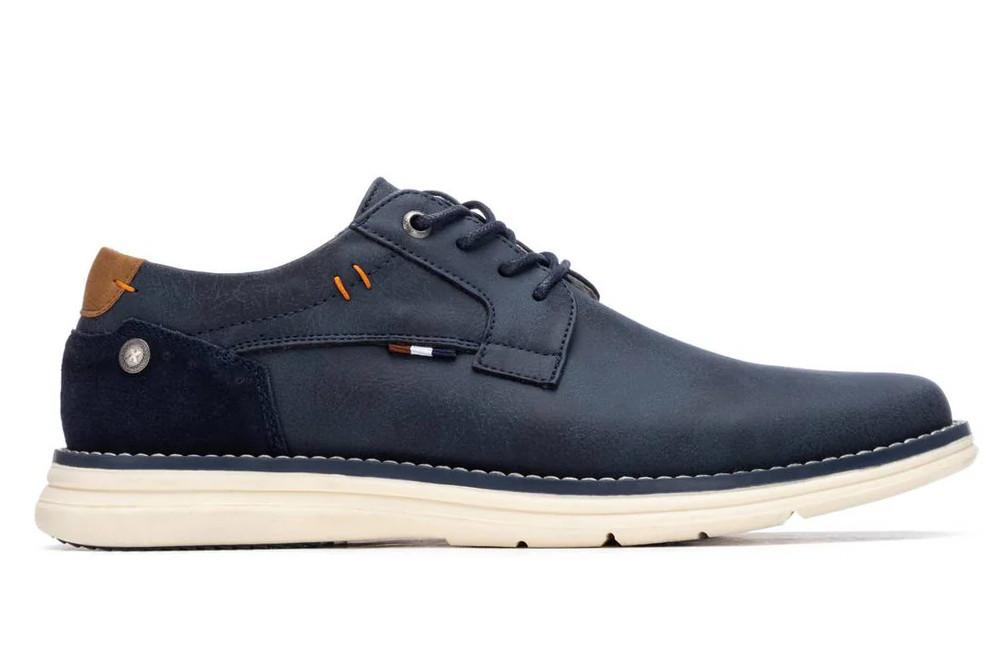 Zapato con cordones blucher para hombre XTI 145770 en azul marino Casual Elegante