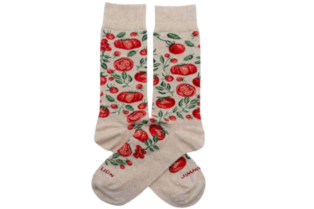 Calcetines Jimmy Lion Tomato Fever de tomates en rojo y verde