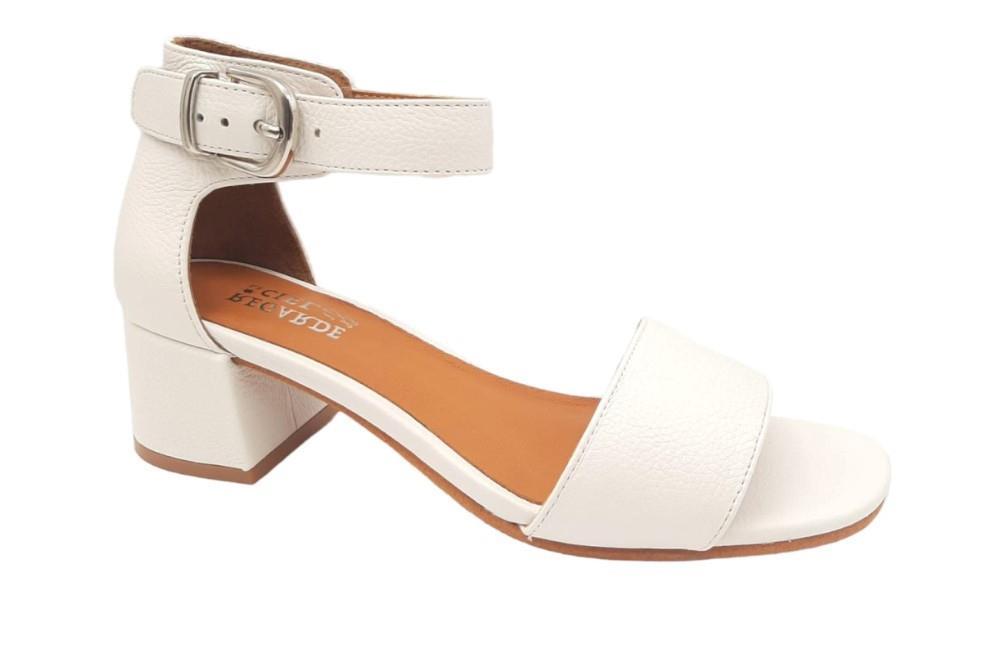 Sandalia Regarde Le Cile Yeremi-03 en blanco para mujer
