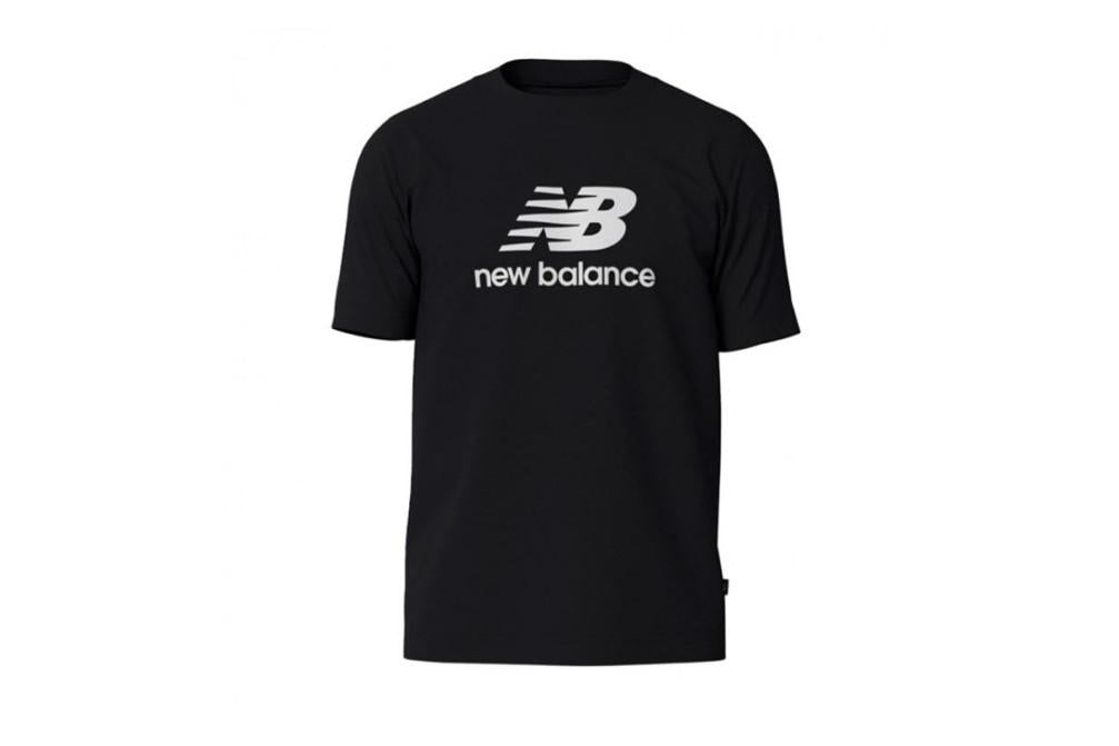 Camiseta manga corta New Balance MT41502 negro Hombre Sport Essentials Logo