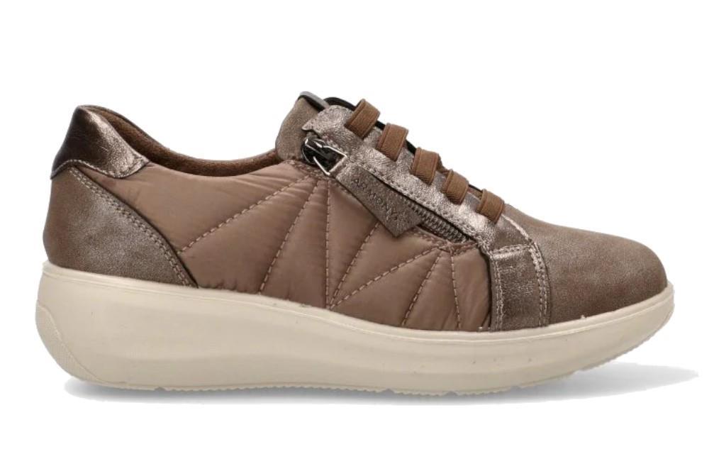 Zapatillas deportivas acolchadas Armony 60014 en marrón