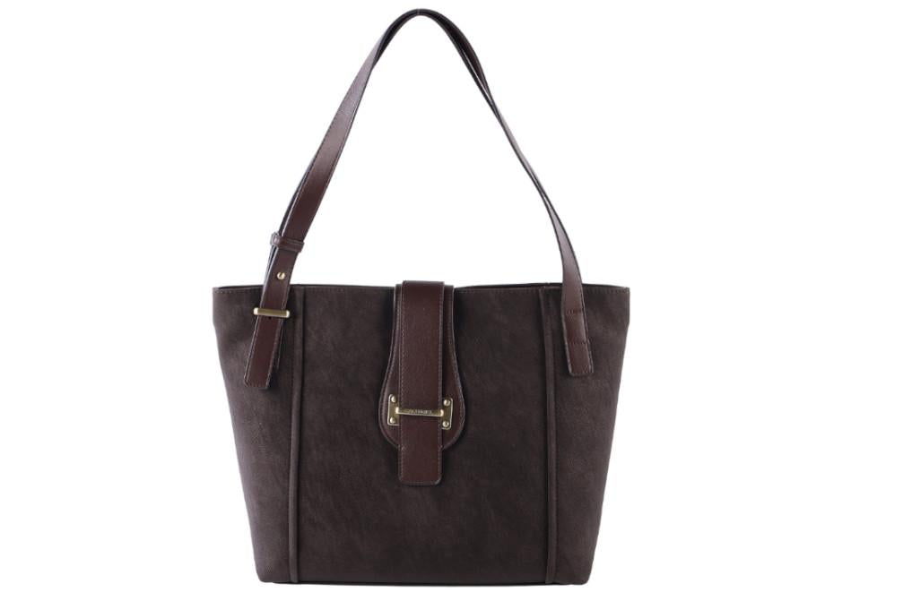 Bolso shopper de hombro Cacharel bags H262070 moka con asas ajustables