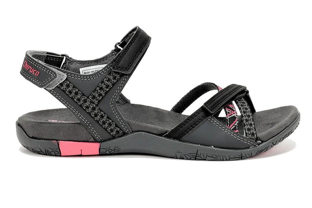 Sandalias Chiruca Valencia 03 en negro para mujer