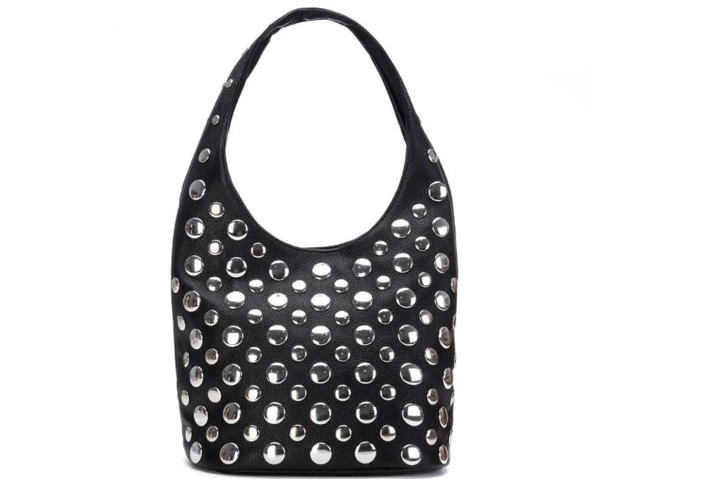 Bolso de hombro tipo shopper para mujer XTI 18456801 en negro