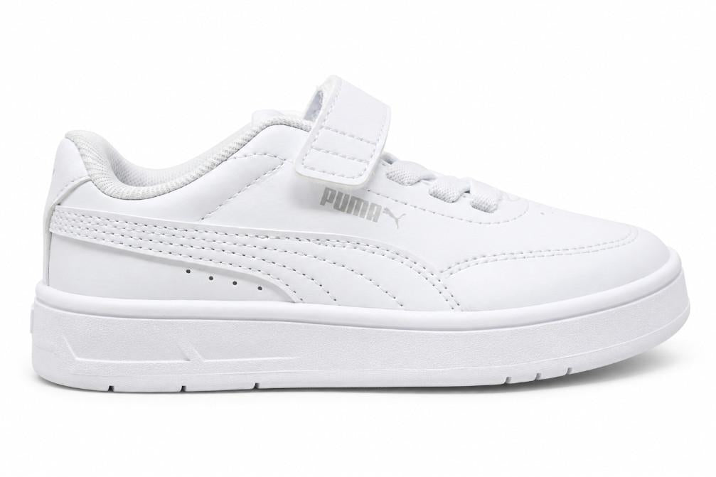 Zapatillas deportiva Puma Court Classic Clean 403751 Blancas para Niño