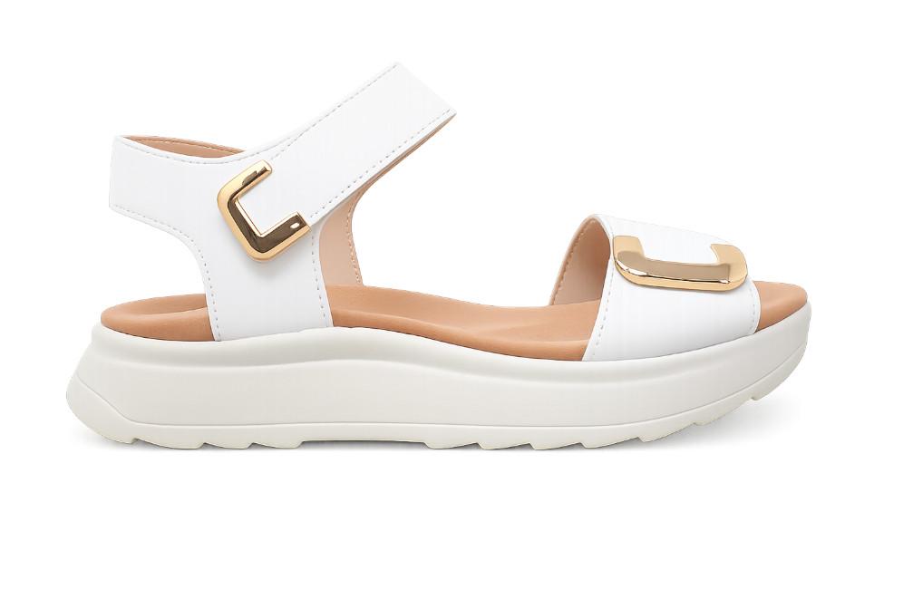 Sandalias de Cuña Kangaroos JL421 Blanco para mujer